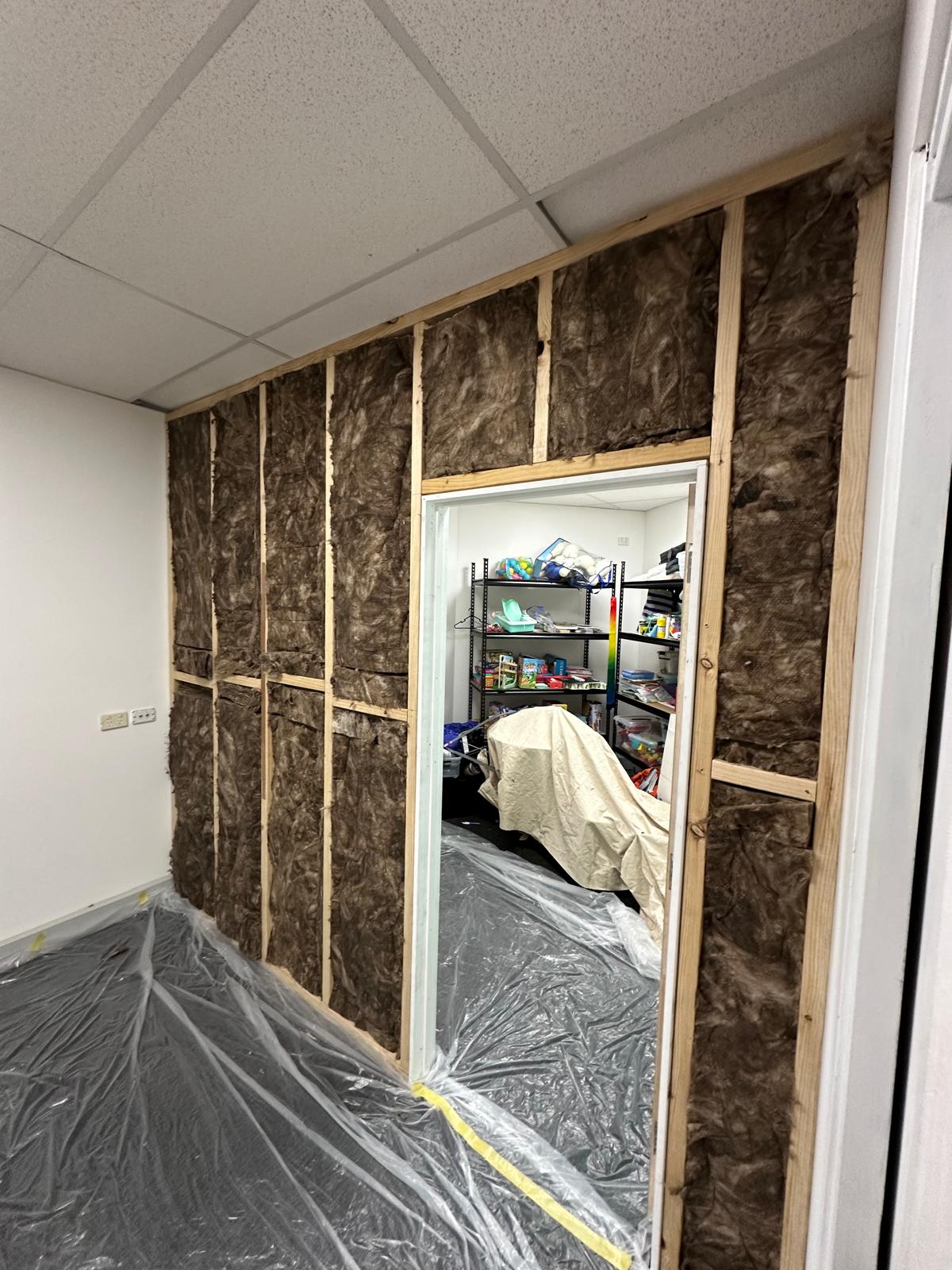 Thermal wall insulation during renovation